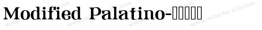 Modified Palatino字体转换